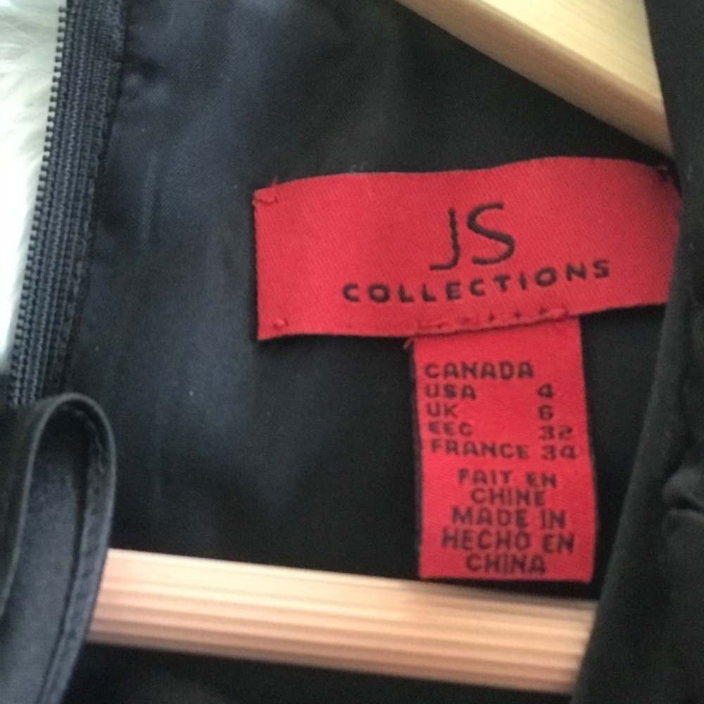 JS Collections structured dressy top - Picture 2 of 4